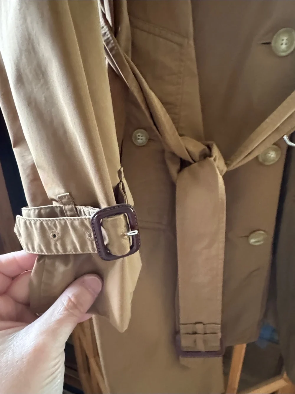 Burberry coated nylon trench coat - Picture 4 of 9